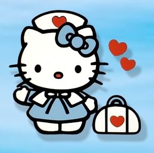 Nurse Kitty Vinyl Decal